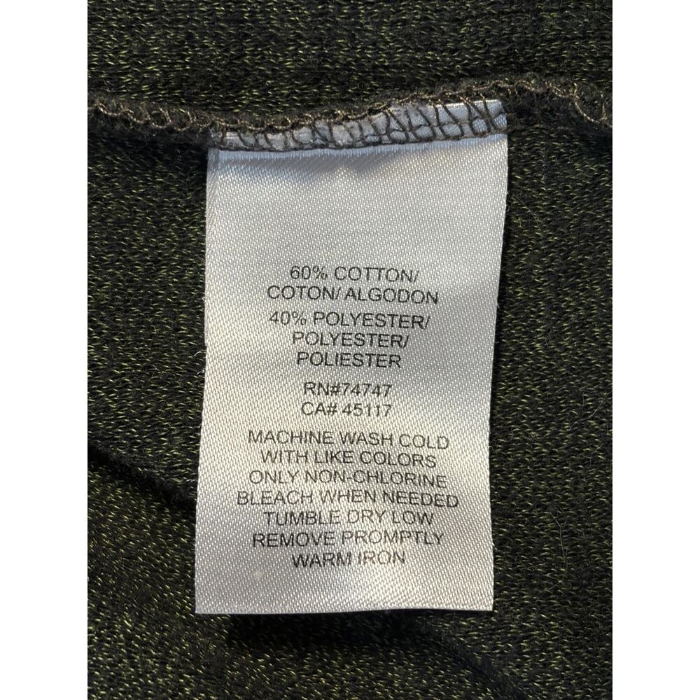 RedHead Men's Waffle-Knit Crew Neck Pullover Sweater Green L Cotton Blend - Picture 5 of 8